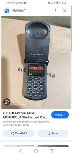 Motorola star tac - tac, display